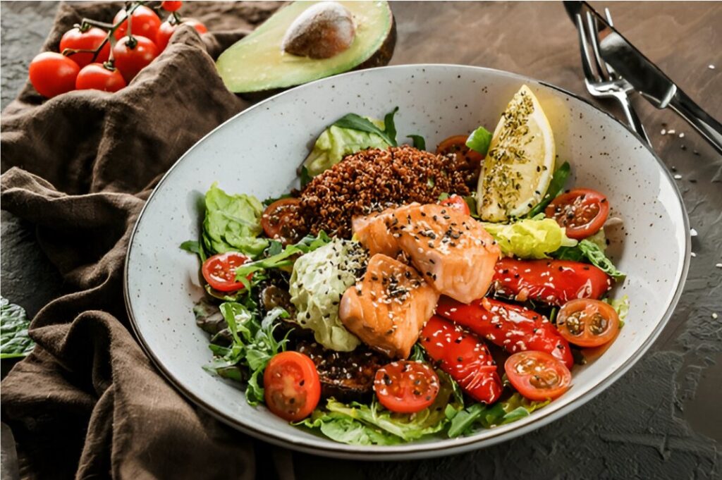 Canned Salmon Buddha Bowl