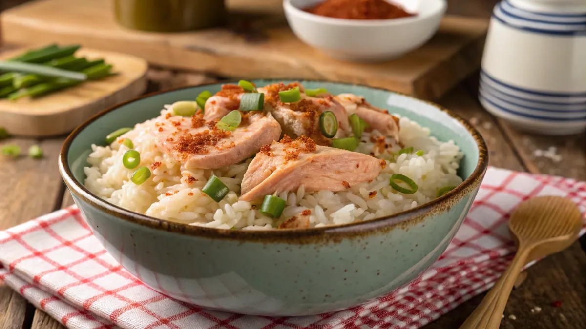 Canned Salmon and Rice Southern