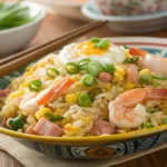 fried rice with egg chicken and shrimp recipe