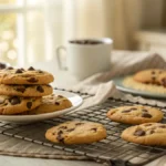 chocolate chip cookie baking