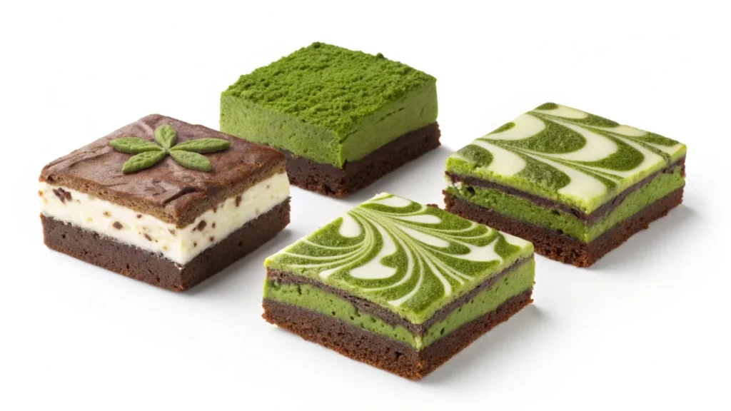 Variations of Matcha Brownies