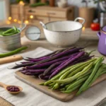 Do purple green beans taste different?