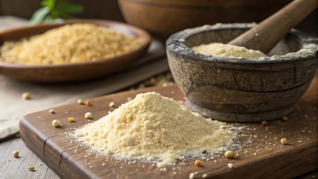 Native American cornmeal preparation for traditional cornbread