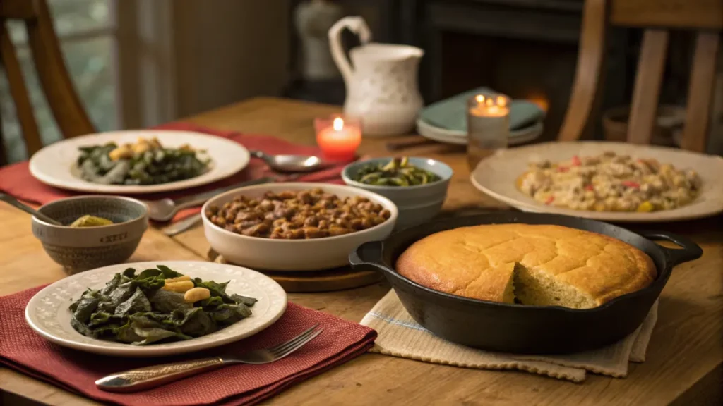 Southern meal with unsweetened