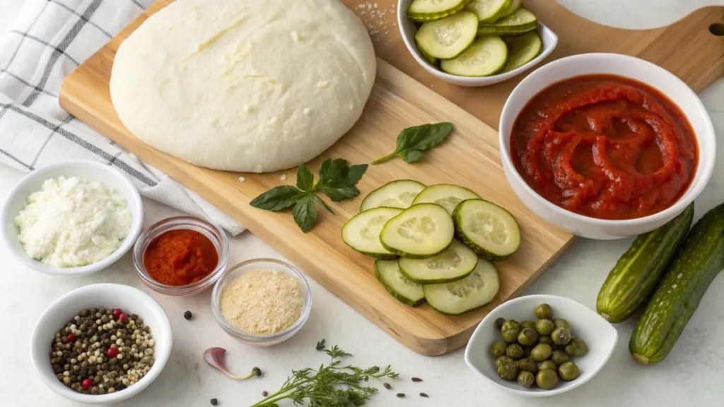 Essential Ingredients for Homemade Pickle Pizza