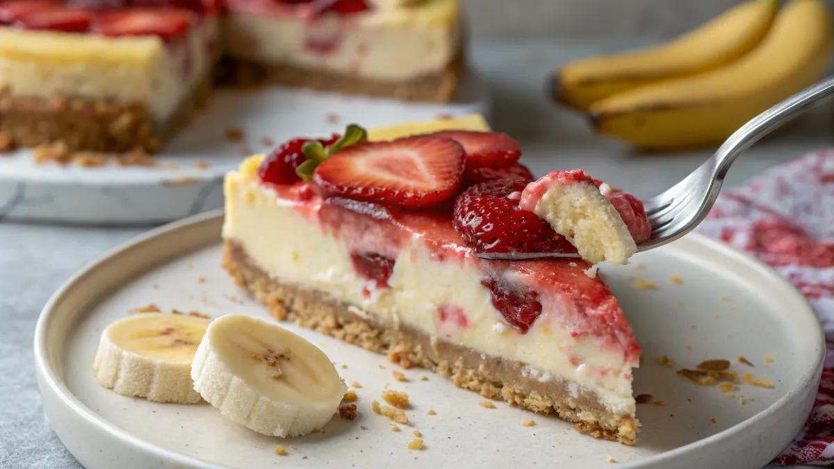 Banana Strawberry Cheesecake Fantasy