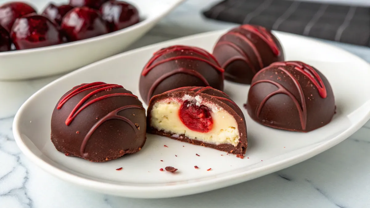 Cherry Mash Truffles