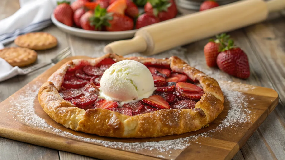 Strawberry Galette