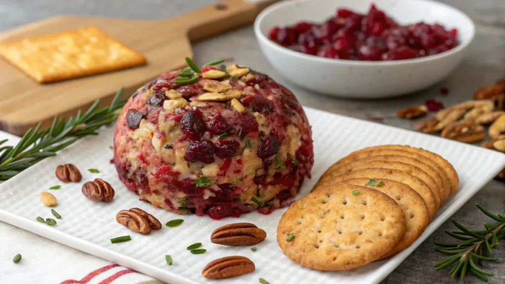 Cranberry Pecan Cheese Ball