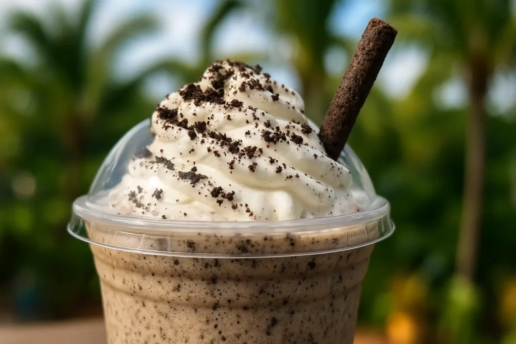 delicious Cookies & Cream Frappuccino. Enjoy a taste of the tropics with this vibrant and mouthwatering recipe